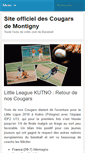Mobile Screenshot of montigny-baseball.com