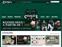 Tablet Screenshot of montigny-baseball.com